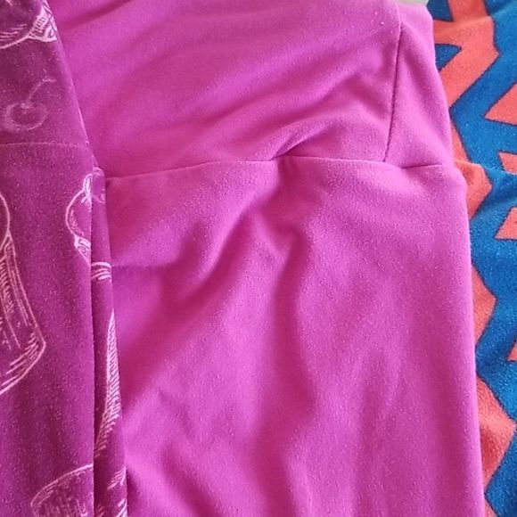 Lularoe Crop One Size Leggings 4 PAIR! - Picture 3 of 8